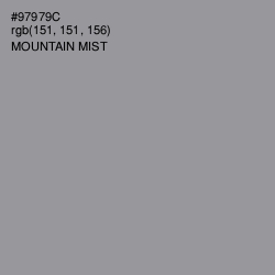 #97979C - Mountain Mist Color Image